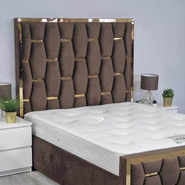 Hexagon Ottoman Storage Bed with Mattress