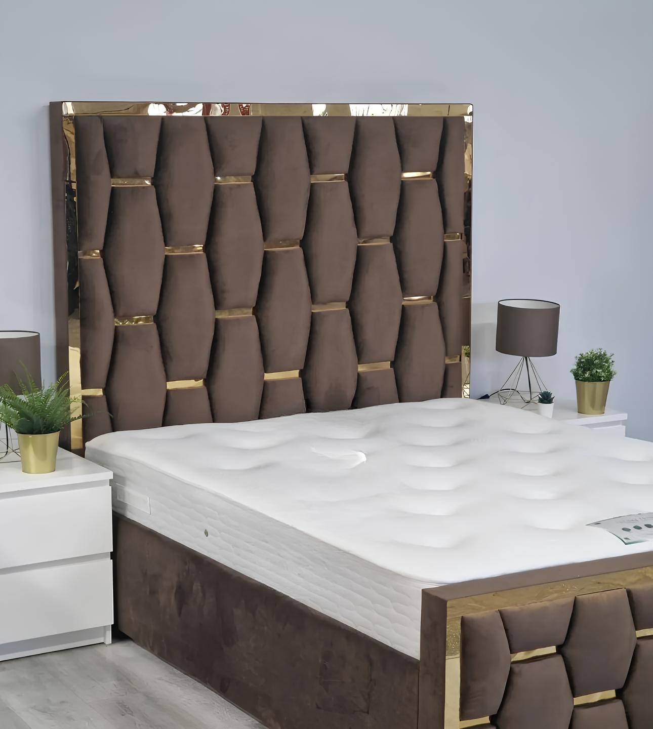 Hexagon Ottoman Storage Bed with Mattress