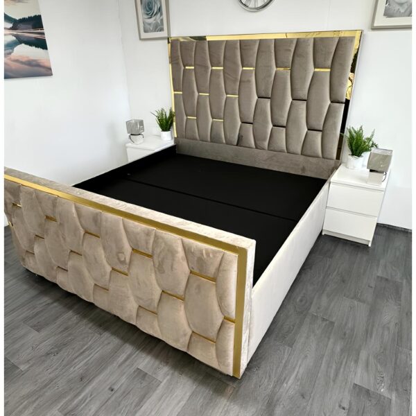 Hexagon Ottoman Storage Bed with Mattress