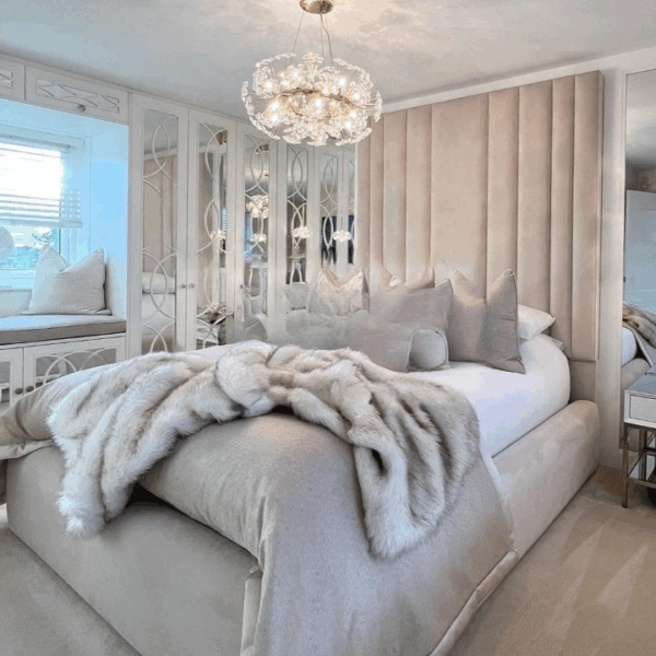Grace Ottoman Storage Bed: Designer Bedroom Furniture
