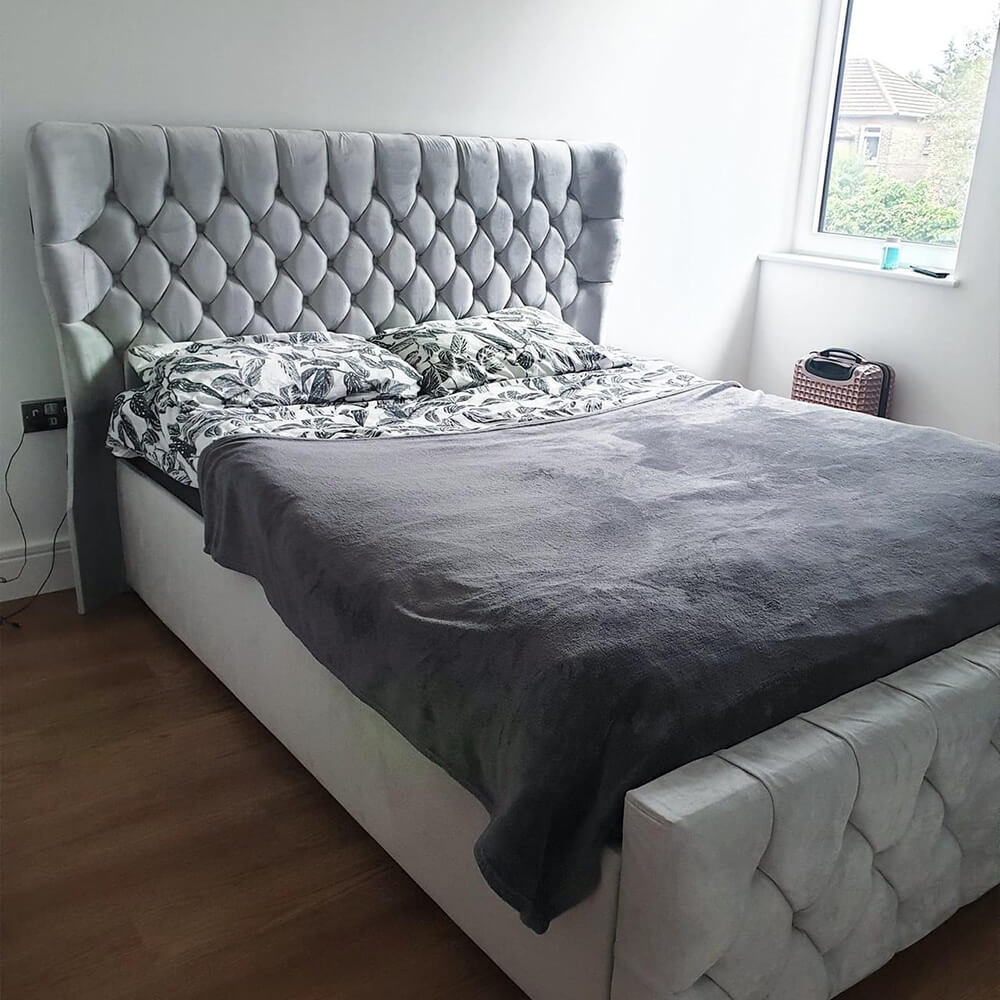 Scot Storage Bed: Bedframe with Mattress