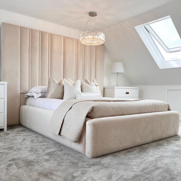 Highland Haven Designer Bed: Storage Solutions