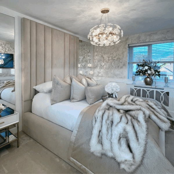 Grace Ottoman Storage Bed: Designer Bedroom Furniture