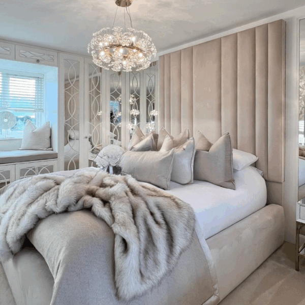 Grace Ottoman Storage Bed: Designer Bedroom Furniture