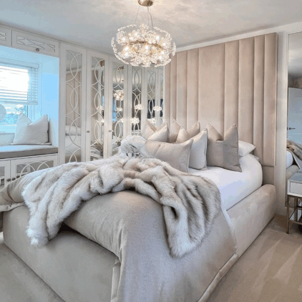 Grace Ottoman Storage Bed: Designer Bedroom Furniture