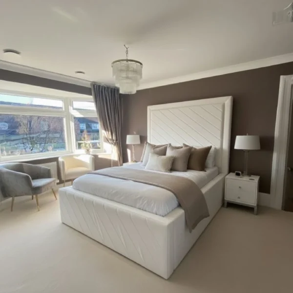 The Solitude Ottoman Storage Bed | Luxury Velvet Finish