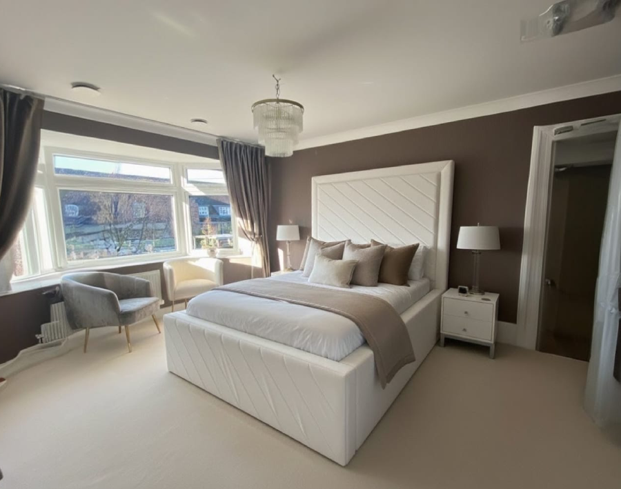 The Solitude Ottoman Storage Bed | Luxury Velvet Finish