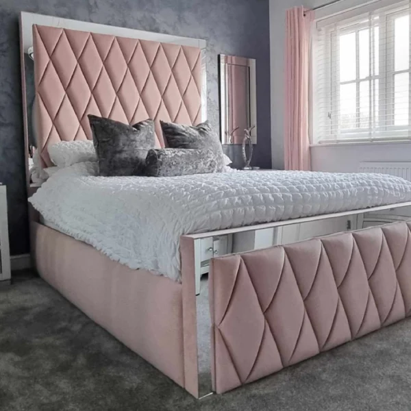 Blush Luxe Ottoman Storage Bed – Comfort Meets Style