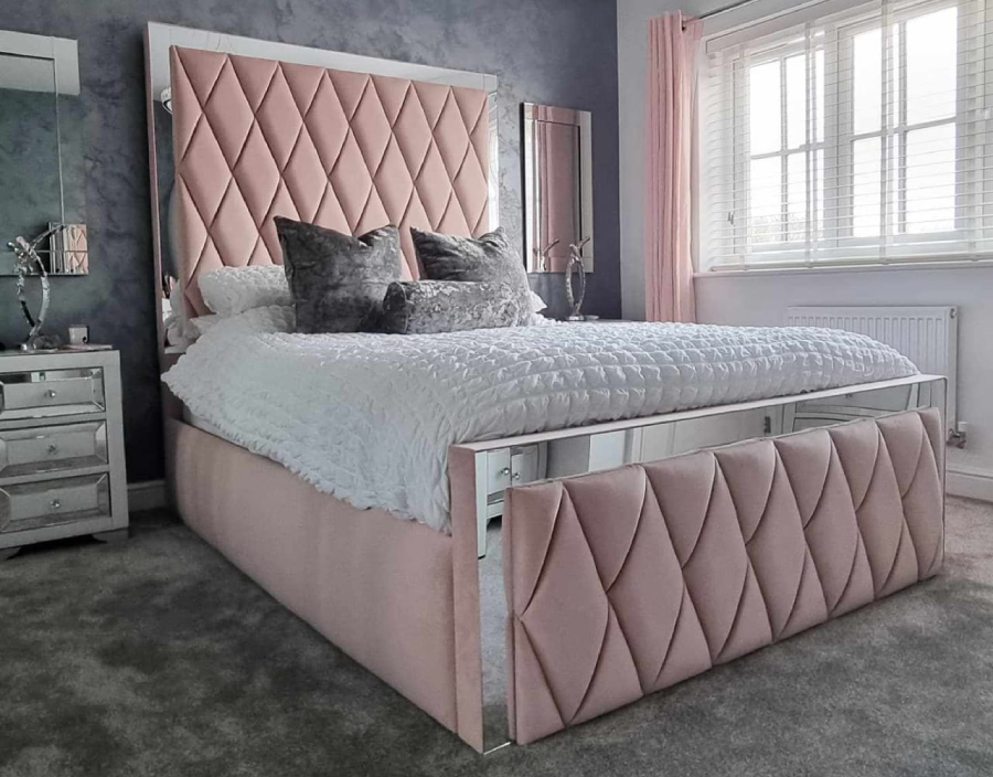 Blush Luxe Ottoman Storage Bed – Comfort Meets Style