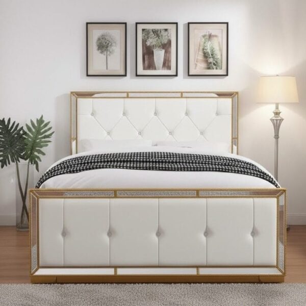 Velveteen Designer Storage Bed | Luxury Ottoman Bed