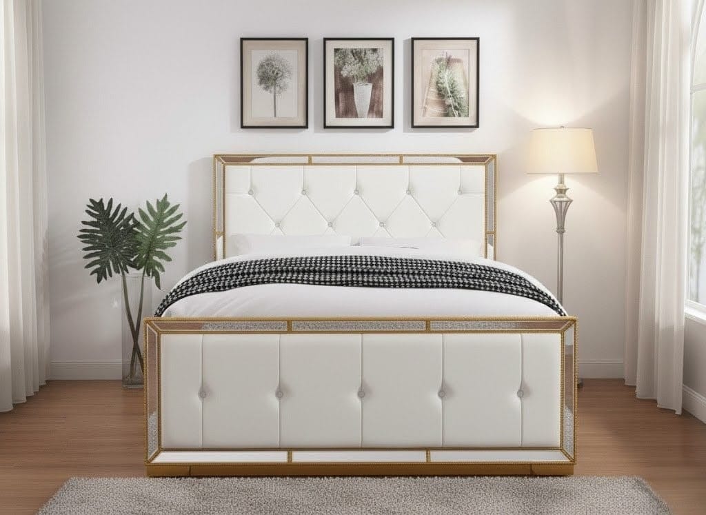 Velveteen Designer Storage Bed | Luxury Ottoman Bed