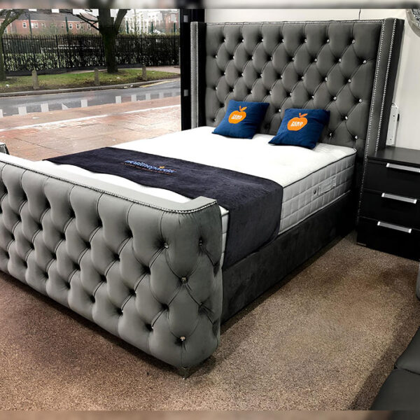 Modern Leo Ottoman Storage Bed with mattress