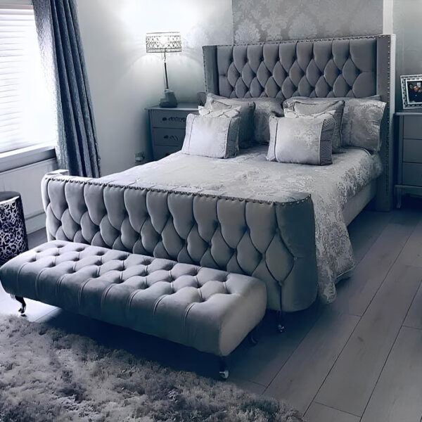 Modern Leo Ottoman Storage Bed with mattress