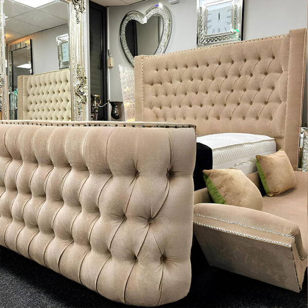Modern Leo Ottoman Storage Bed with mattress