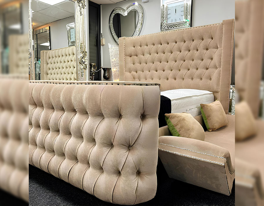 Modern Leo Ottoman Storage Bed with mattress