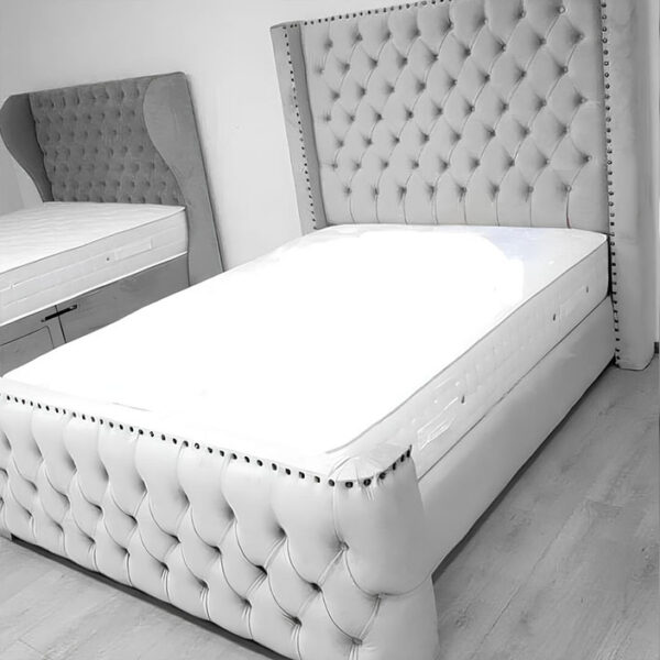 Modern Leo Ottoman Storage Bed with mattress