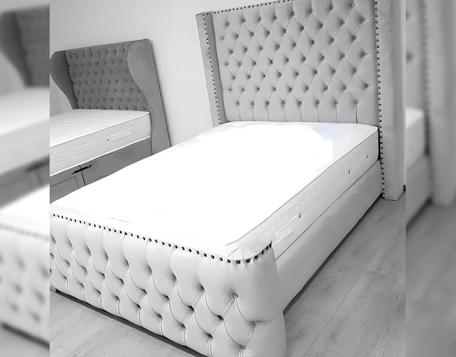 Modern Leo Ottoman Storage Bed with mattress
