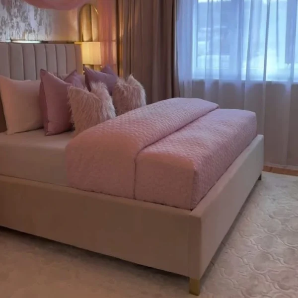 Lumina Ottoman Designer Bed | Hidden Storage & Elegant Style